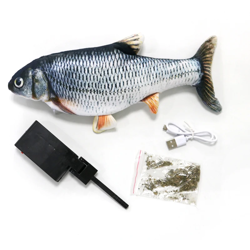 

Dropshipping Electronic Cat Sex Fish Toy USB Charging  Cat Dog Chew Toys Moving Fish Doll fast delivery, As pictures