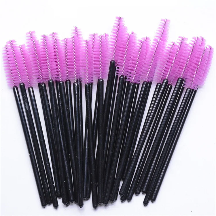 

Synthetic Hair Brush Material Eyelash makeup tool portable eyebrow brush for travel, Customize color