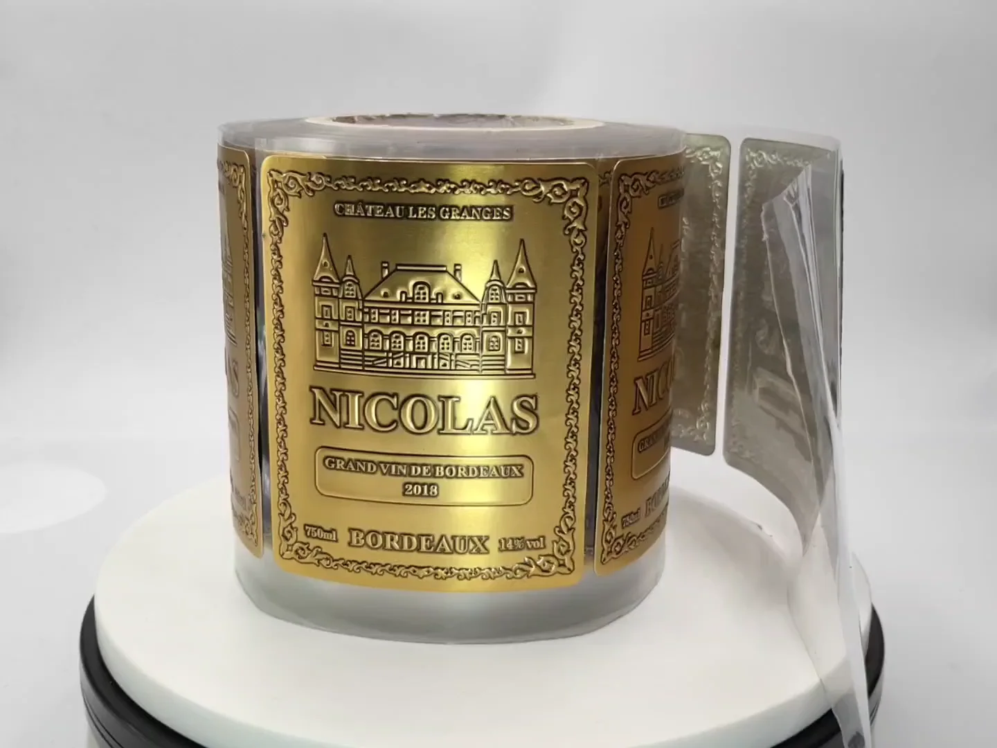 Custom Embossed Logo 3d Aluminium Metal Label For Wine Bottle Buy 3d