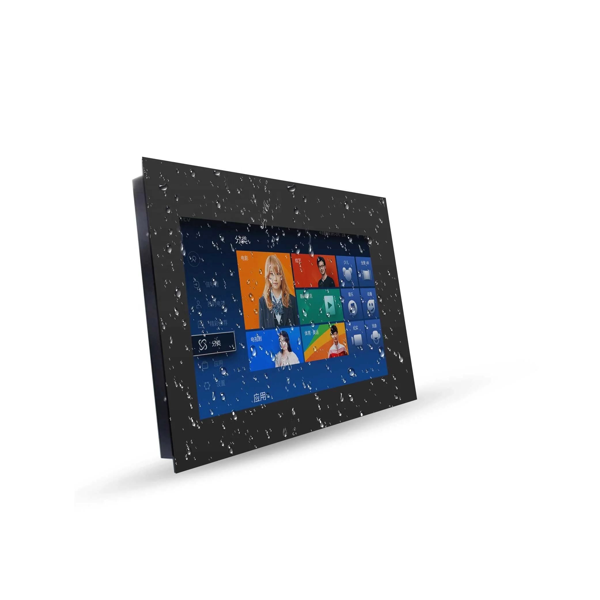 

Hot sale Hotel Luxury Smart TV music Loudspeaker LED Bathroom Mirror