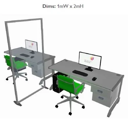 

ECO-friendly fold-able clear PP Board Workstation Divider Screens,any size Can be customized, Black