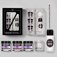 

Rosalind nail supplies easy apply nail extension carving acrylic system kit acrylic powder set for nail art design