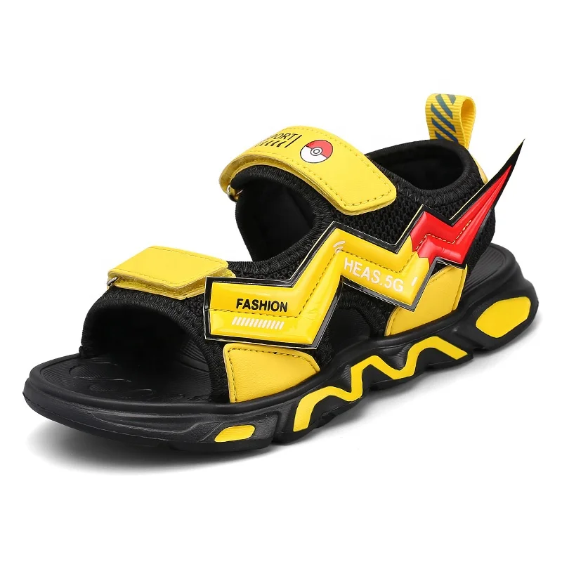 

Breathable And Sweat-wicking Cartoon Sandals Comfortable And Slow Elastic Beach Shoes Non-slip Open-toed Sandals