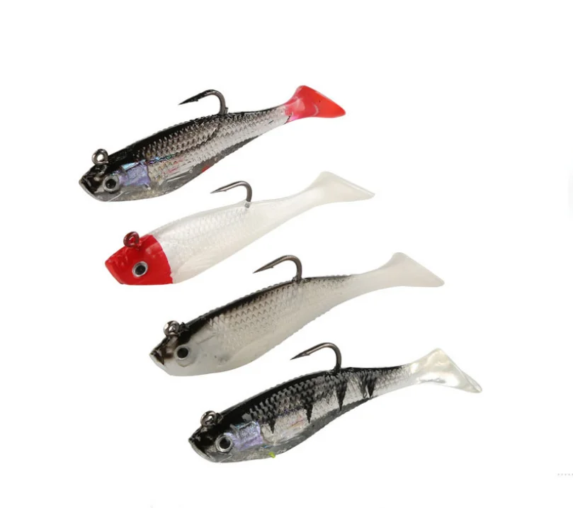 

Wobbler Lead Head Hook Artificial 8cm 9.5g Bait Supplies Sea Bass Carp Fishing Tackle, Various colors