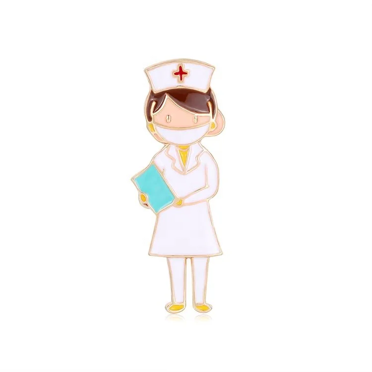 

Fashionable and Beautiful Daytime Make MedicalNurse Doctor Alloy Brooch, Picture