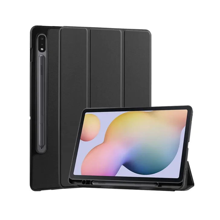 

For Samsung Galaxy Tab S9 SM-X710 X716B X718U 11inch Magic Tri-fold PU Leather Case with pen slot