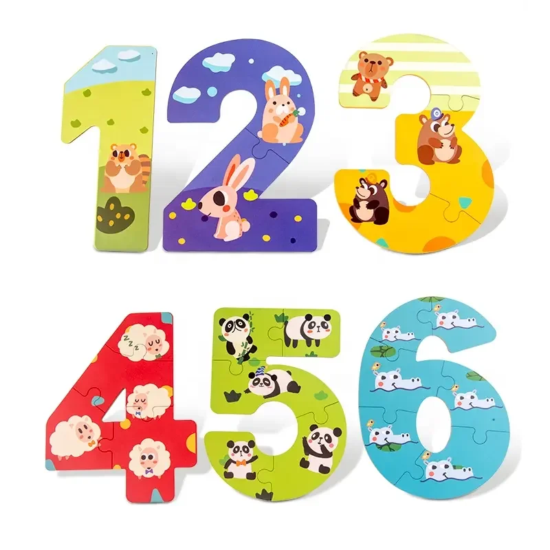 

Children's Large Alphabet Numeric Puzzle Odorless Early Childhood Education Enlightenment Brainstorming Toys 2-6 Years Old
