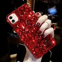 

New Arrival Luxury 3D Bling Sparkle Rhinestones Full Diamond Handmade Mobile Phone Case For Iphone 11
