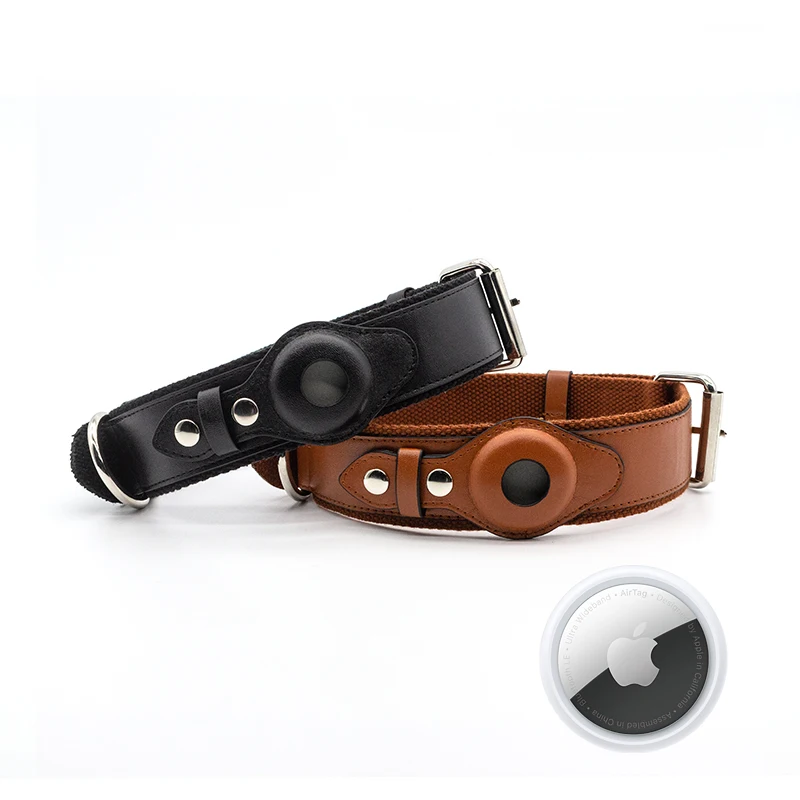 

Hot Sale Soft Padded Webbing Italian Brown Leather Oem Logo Competitive Price Low Training Custom Dog Collar, Brown,black,red,blue,green