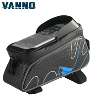 

VANNO Touch Screen Mobile Phone Holder Bicycle Front Frame Bag Cycling Top Tube Bag