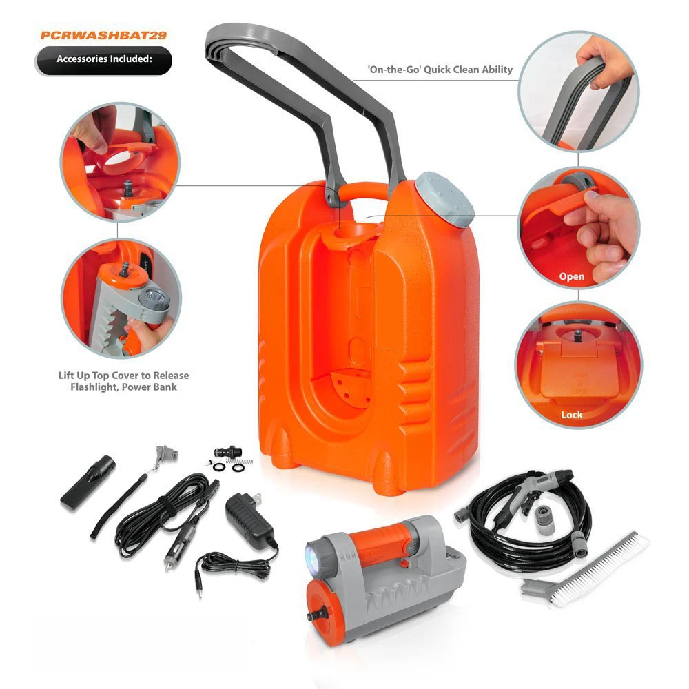 Portable Car Wash Machine With Rechargeable Battery And Spray Gun Buy