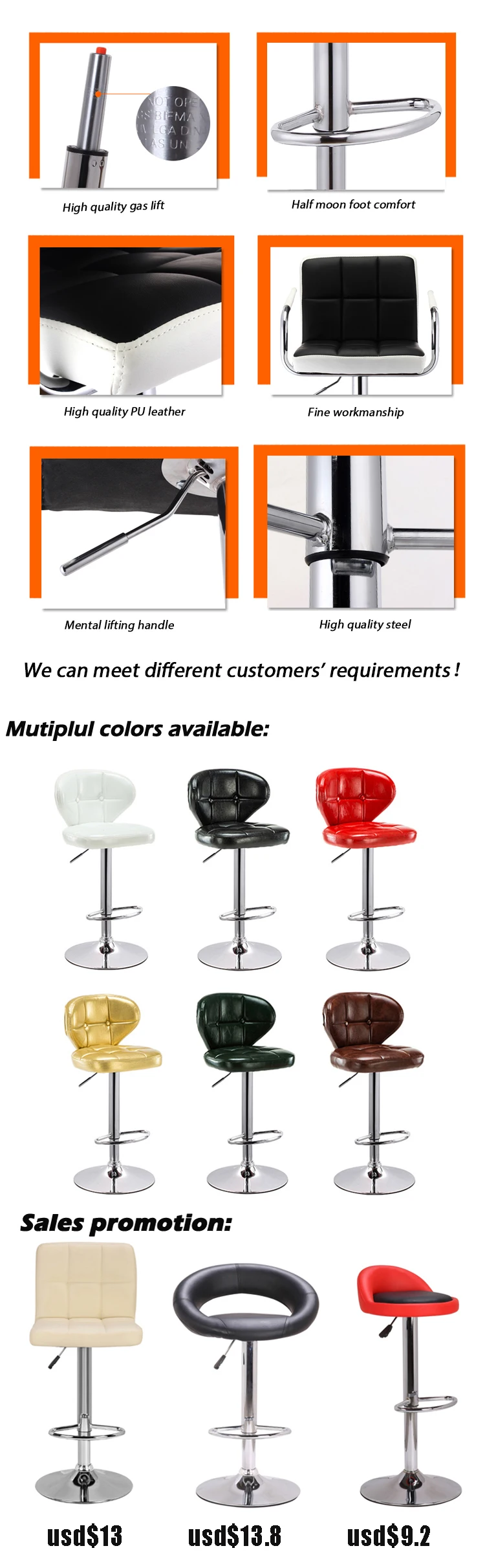 Popular Contemporary Color Changing Furniture Bar Stool Vintage Replacement Seats With Plastic Bar Stool Covers Buy Luxury Bar Stools Low Bar Stools Wood Swivel Bar Stools Bar And Stools Comfortable Bar