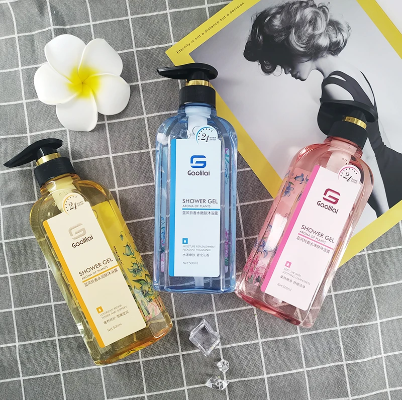 

In Stock Hot Selling Wholesale Shower Gel Perfumed Women Dry Skin 780ML Bodywash Blue Bell Moisturizing Shower Gel For Dry Skin, As picture/customized