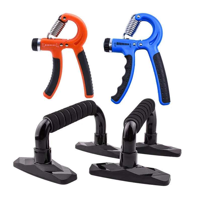 

Factory wholesale fitness equipment set grip device and push up stand stand stand exercise chest exercise training tool fitness, Suit combination