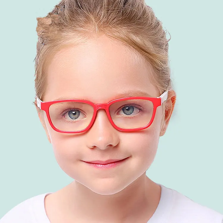 

SKYWAY New Fashion Kids Silicone Anti Blue Light Blocking Ray Glasses Children Computer Eyewear