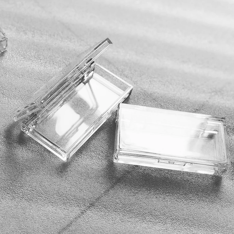 

Luxury Empty Clear Transparent Private label Custom Eyelash Packaging clear acrylic eyelash case