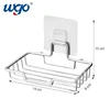 304 Stainless Steel self Adhesive Soap Dishes Sponge case Dispenser Bathroom Accessory wall mounted removable