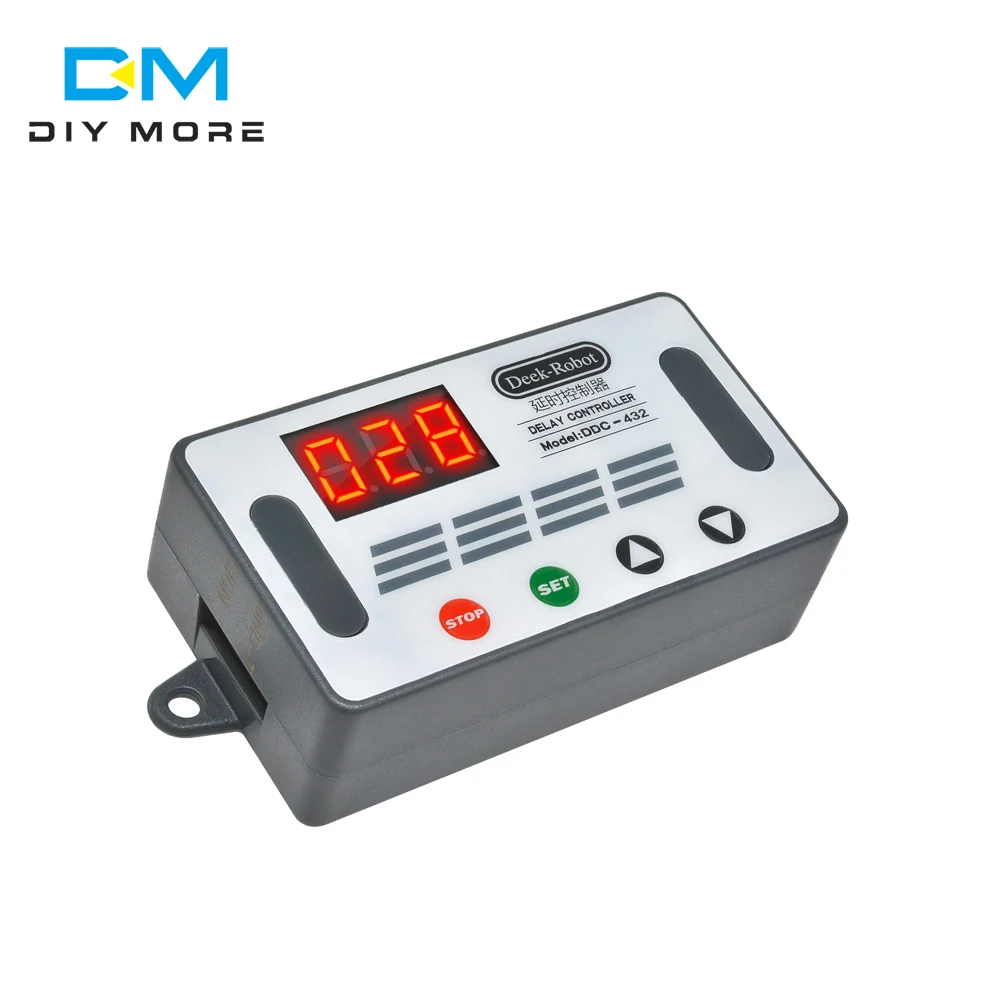 

DC 12V 24V Dual MOS LED Digital Time Delay Relay High level trigger Cycle Timer Delay Switch Circuit Timing Controller DC 5V-30V