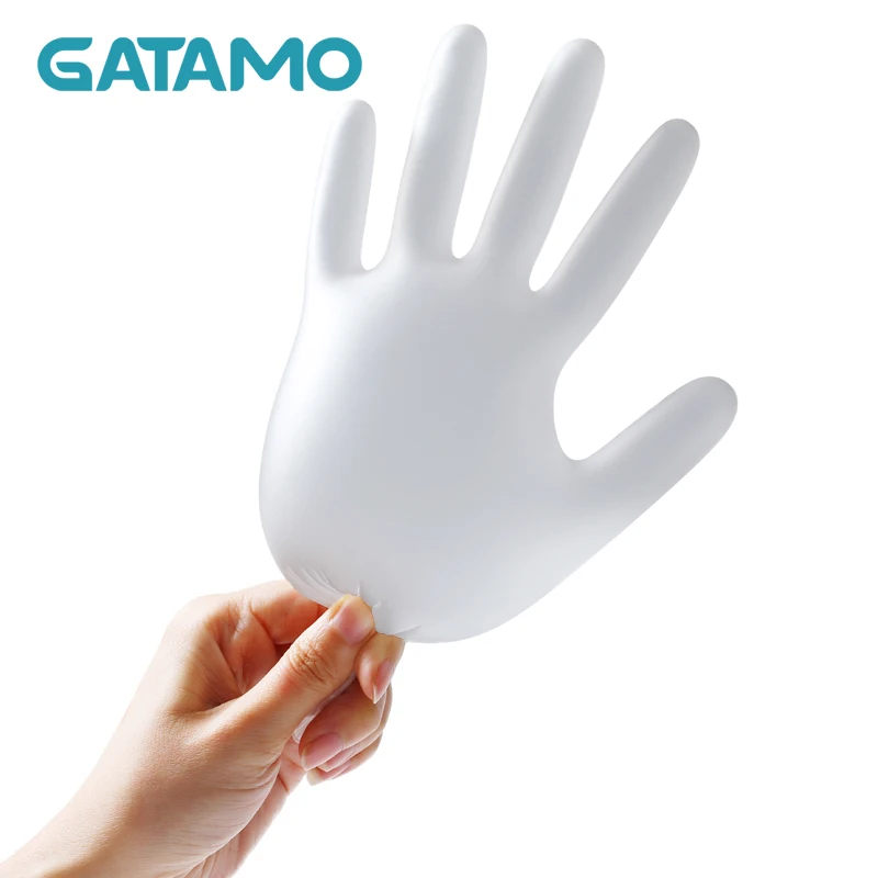 
G2 Cheap Full Color Food Grade Safety Fingertip Kitchen Clear Dusting Powder Free Household Disposable PVC vinyl Gloves 