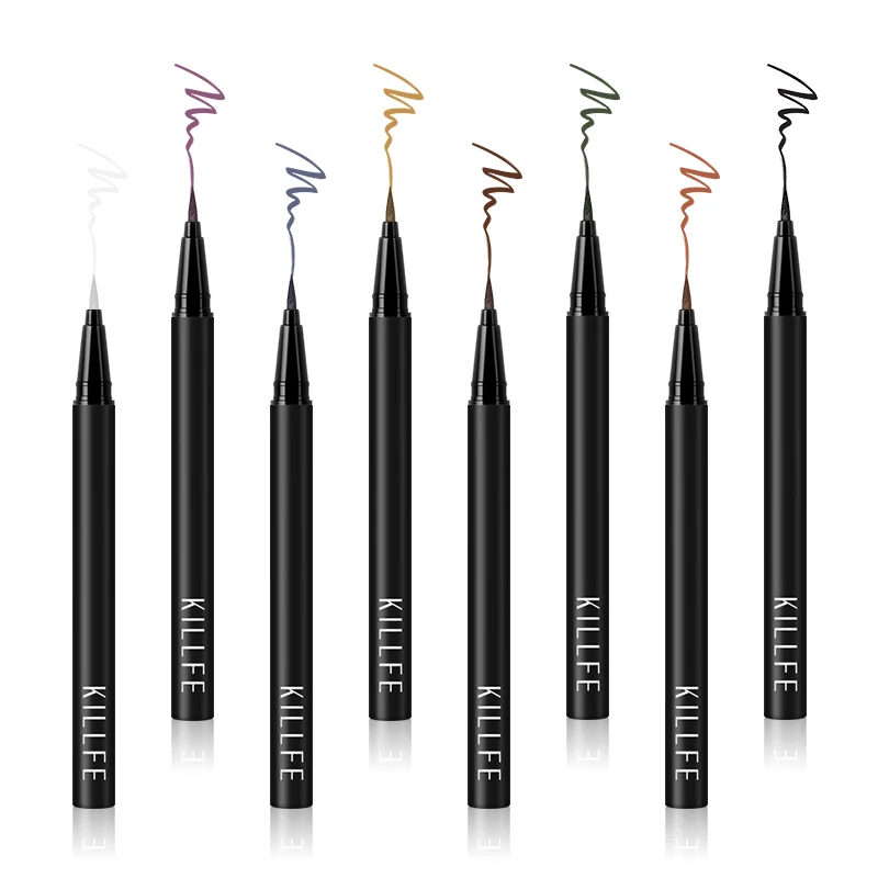 

8 colors eyeliner pencil and liquid eyeliner for long lasting eyeliner and eyebrow