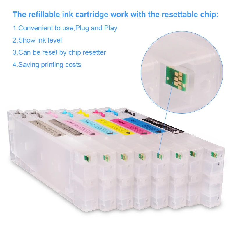 Ocbestjet T T Permanent Auto Reset Cartridge Chips For Epson Printer Buy