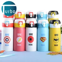 

America market latest best selling Multifunctional Outdoor Cartoon characters printing colorful 500ml water bottle for children