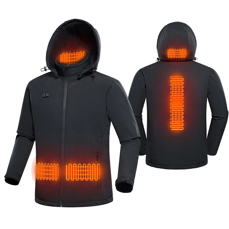 

Dongguan Fashion Mens Heated Waterproof Jacket Winter Garment Battery Operated pakistan heated thermal clothing for ski