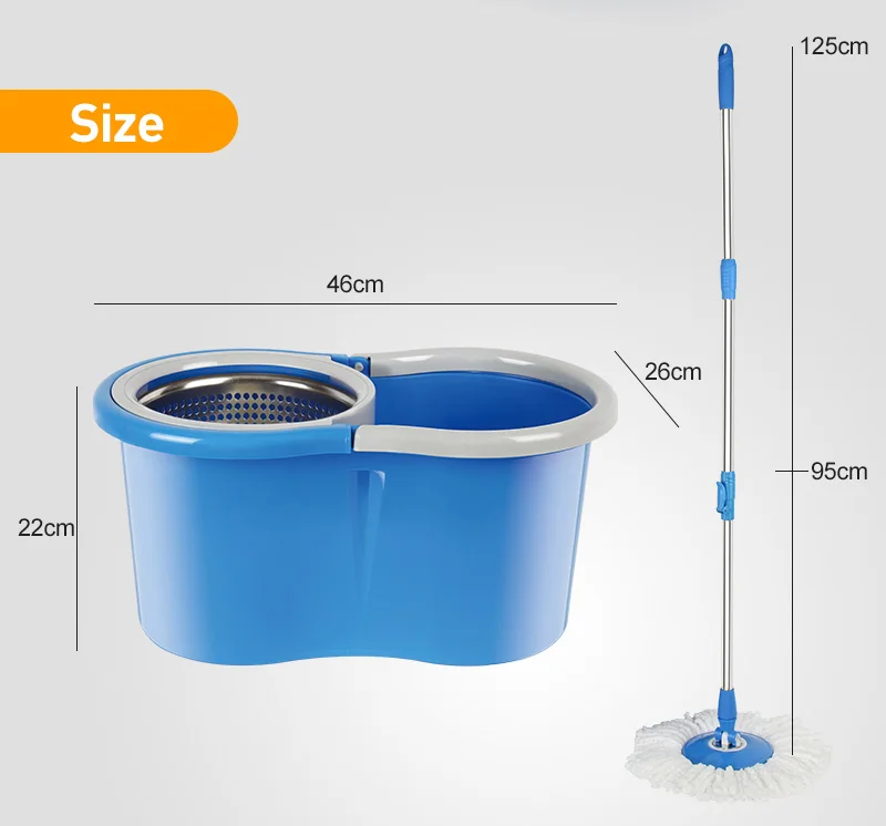 Best online shopping in india cheapest Basic Design 360 Spin Wet Magic Mop Indoor Floor Cleaning Mop