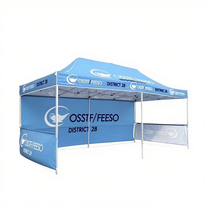 Custom Logo Tent Trade Shows Outdoor Advertising Branding Events Aluminum Frame 10x20 10x10FT  Oxford 600D Portable Free Design