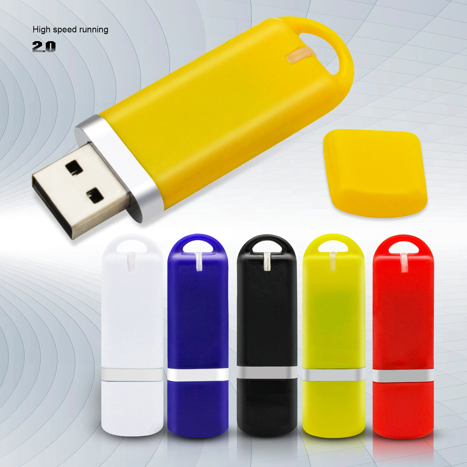 

Lightweight and compact plastic usb flash drives Super cheap high quality plastic usb drive Custom color usb disk TO 2.0