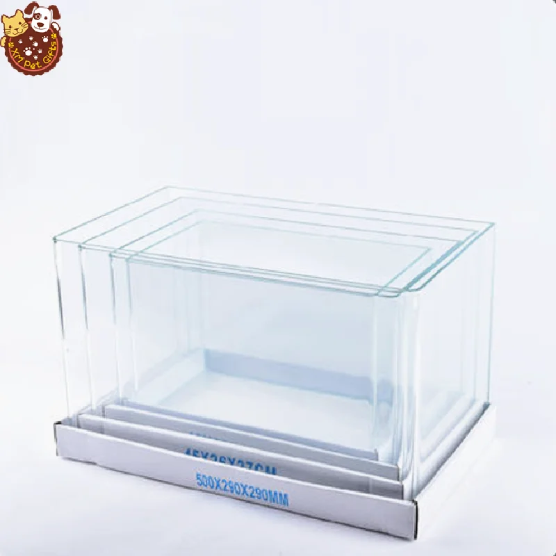 

Amazon 2021 hot sizes various models curved glass aquarium fish tank sets