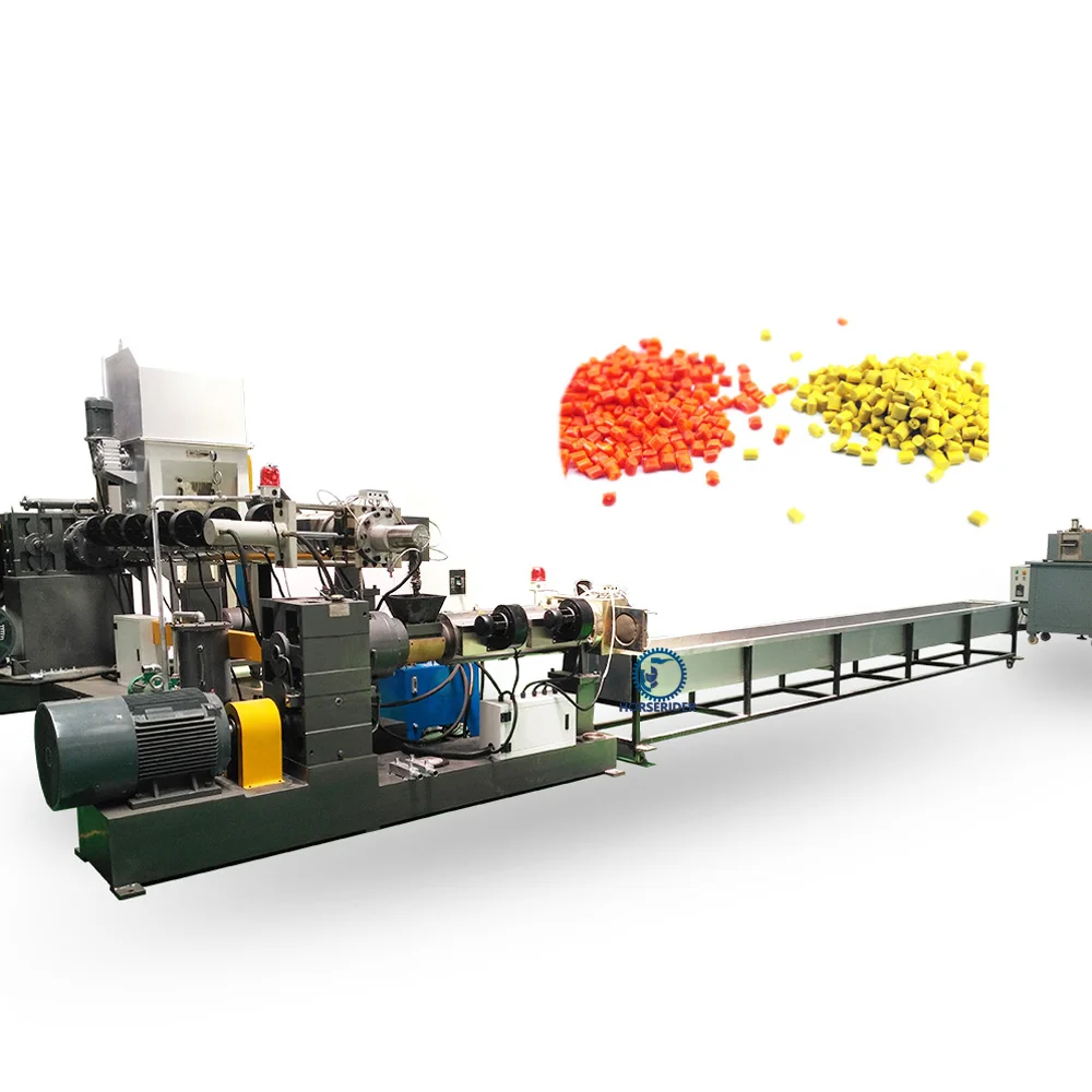 
recycle plastic granules making machine feed pelletizing machine price 