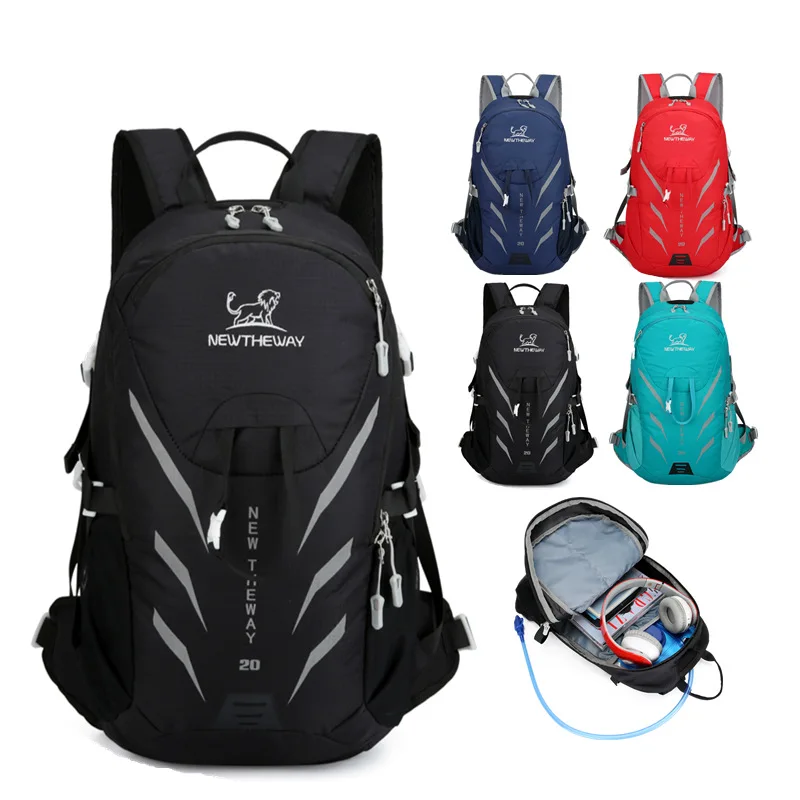 

2022 New outdoor backpack bicycle water bag outdoor 20L bike backpack men's and women's cycle backpack, Blue, black,red,cyan