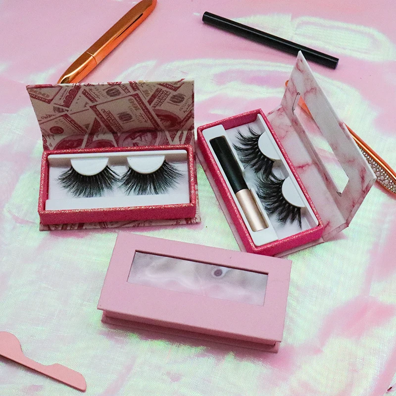 

wholesale 25mm lash box gift set vendors segments eyelashes faux mink eyelash