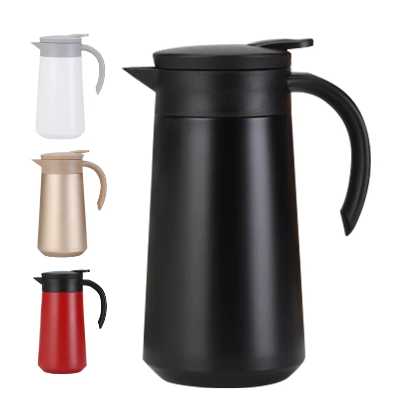 

thermos coffee pot stainless steel vacuum coffee mocha pot, Customized color