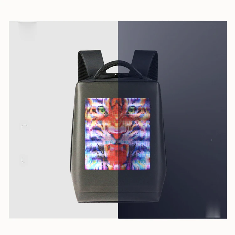 

Waterproof Led Display Backpack Walking Billboard led display outdoor bag smart led bag light backpack, Customized color