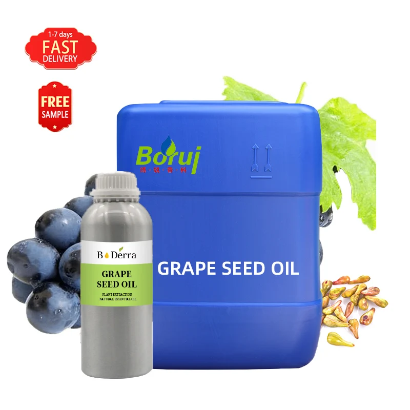 

Wholesale carrier oil private label bulk best price cold pressed grape seed oil 100% pure natural organic grapeseed oil