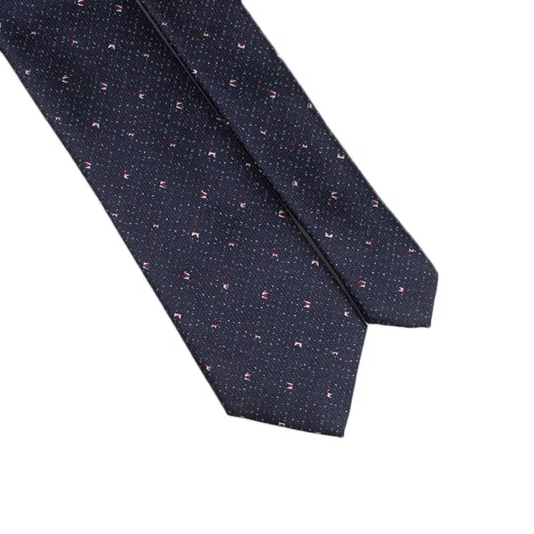 
High Quality Fashion Pattern Necktie Custom Woven Polyester Men Necktie 