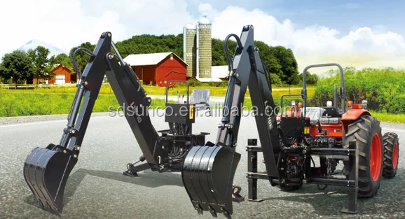 Tractor Rear Digger Rear Backhoe Digger Attachment for Tractors - High Quality