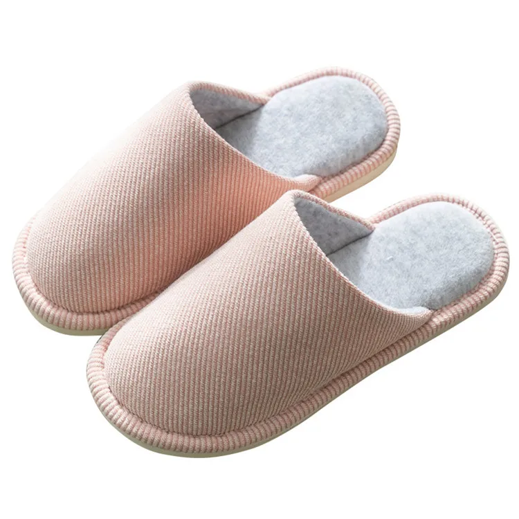 

Autumn And Winter Japanese Warm Cotton Slippers Indoor Plush Antiskid Slippers, As picture