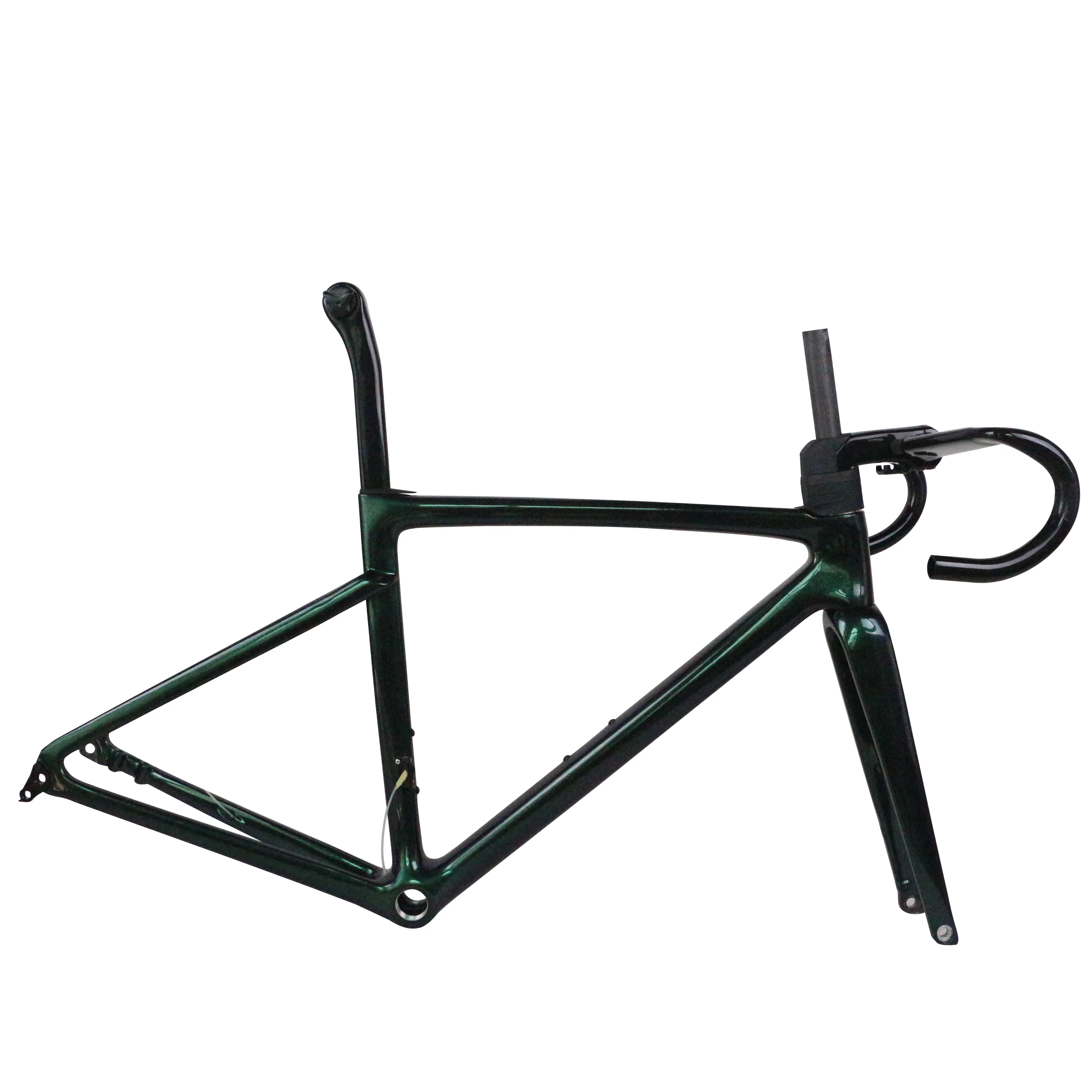 

carbon bicycle frame disc bike carbon frame Bicycle Frameset T1000 New EPS technology road frame bicycle parts TT-X33, Black