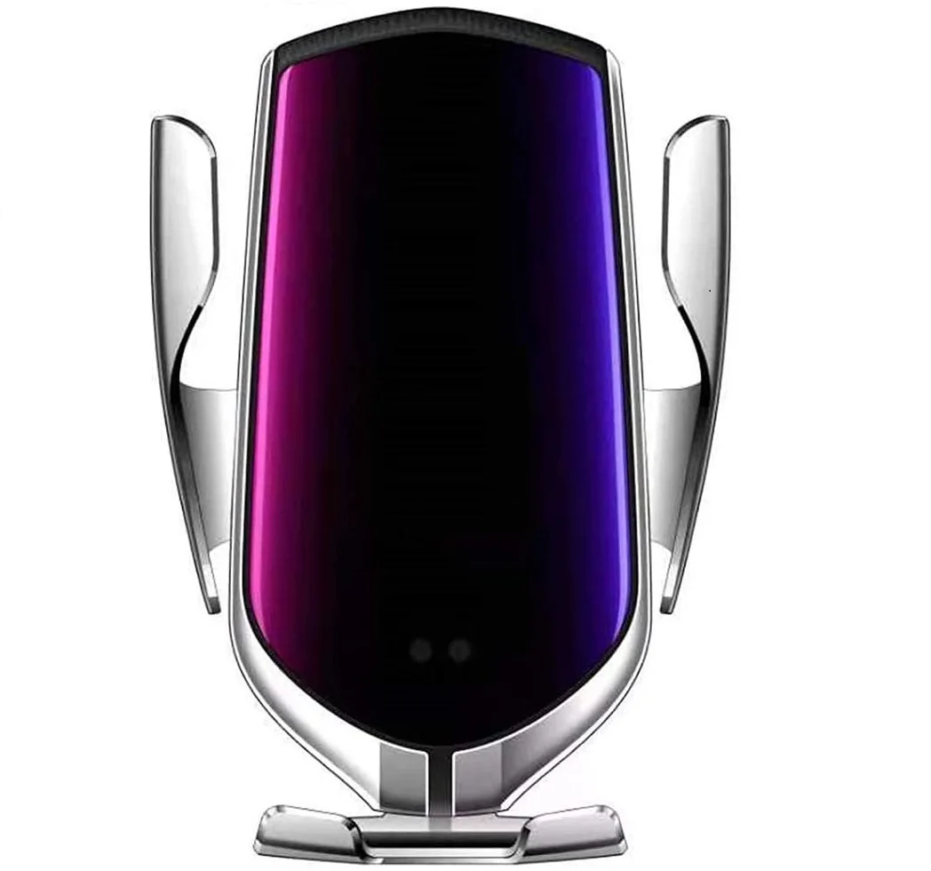 

Smart Infrared Sensor Car Wireless Charger Clip R1 Automatic Car Phone Holder Wireless Charging Mobile Phone Qi without Battery