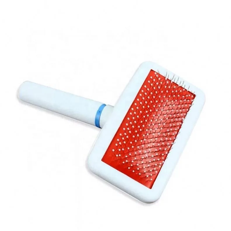 

New Sale 2021 Pet Grooming Brush Comb Dog Hair Styling Brush, Red