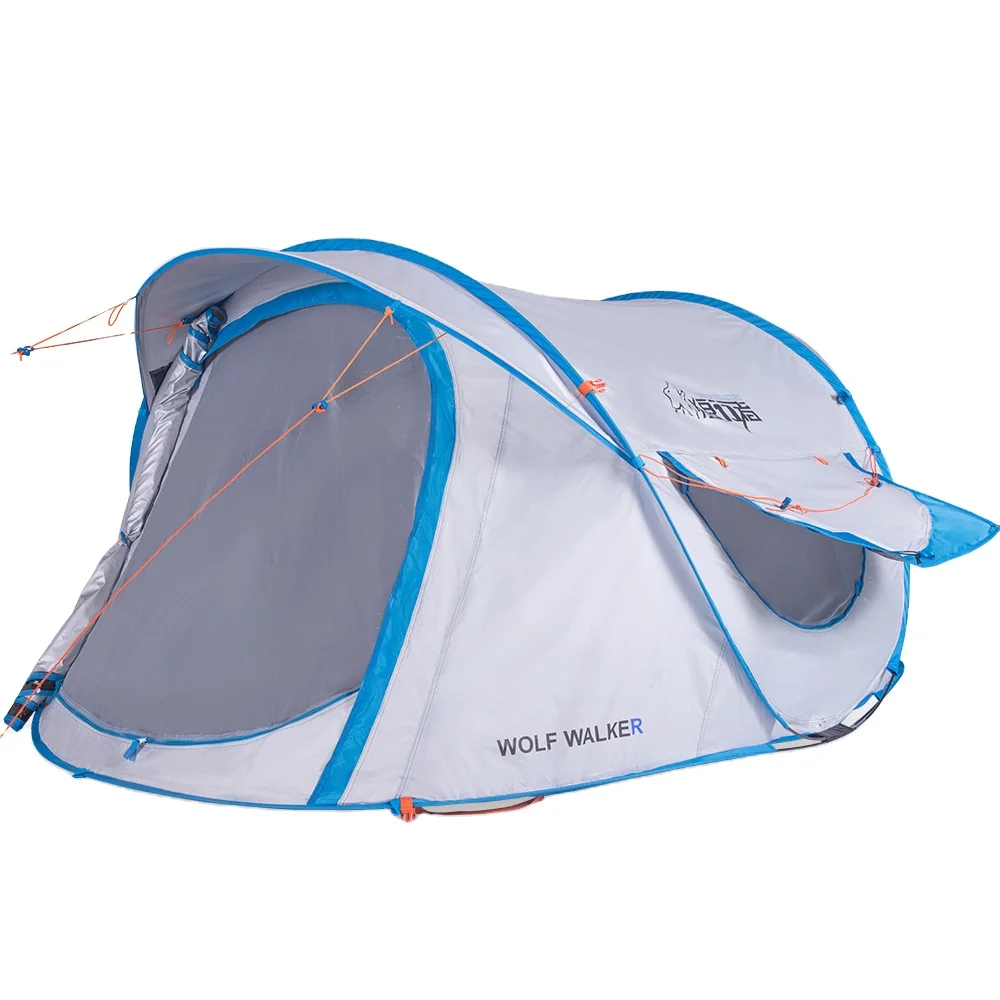 

Beach Outdoor survival kit Hiking fishing tents Upgraded Waterproof Nylon Backpack 3-4 people Quick Open pop up tent