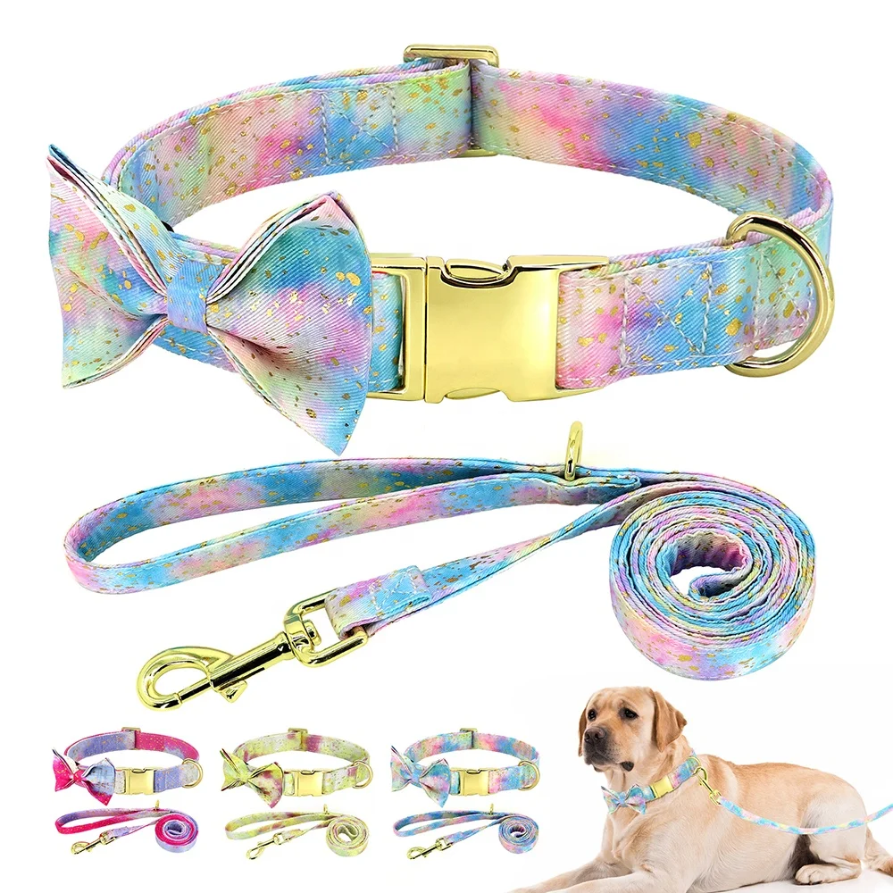 

Berry Hot Sales Soft Comfortable Nylon Personalized Pet Dog Collar With Bowknot