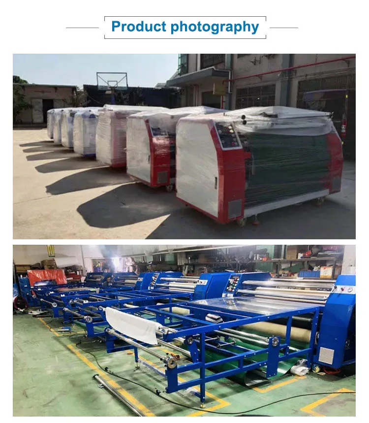 Large Fabric Textile Calender Oil Roll Heat Transfer Machines