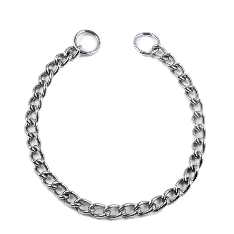 Metal Double Ring Twisted Chain Collar For Dogs Buy Dog Collar
