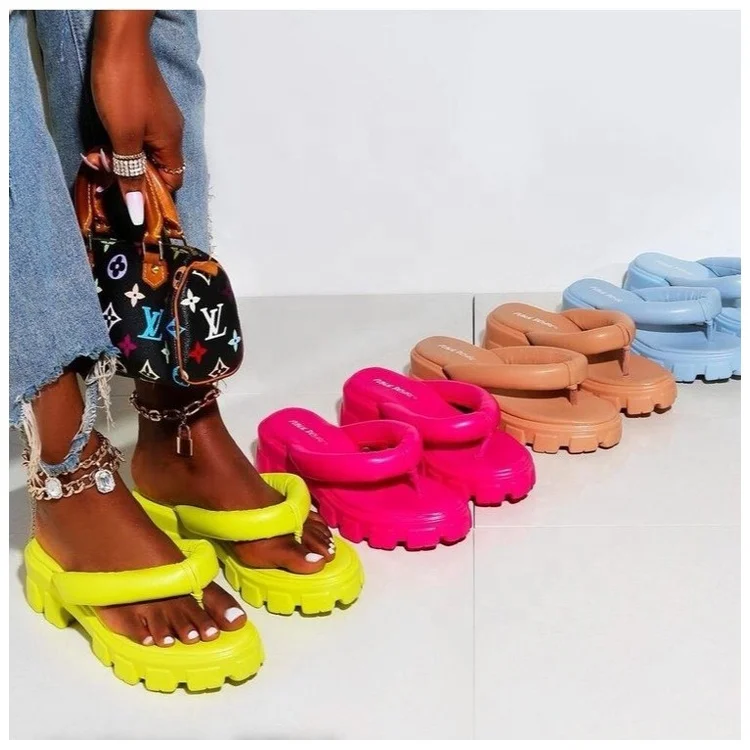 

Eco Fashion Female Platform Beach Flip Flop Slipper Shoes Summer Flip-Flops