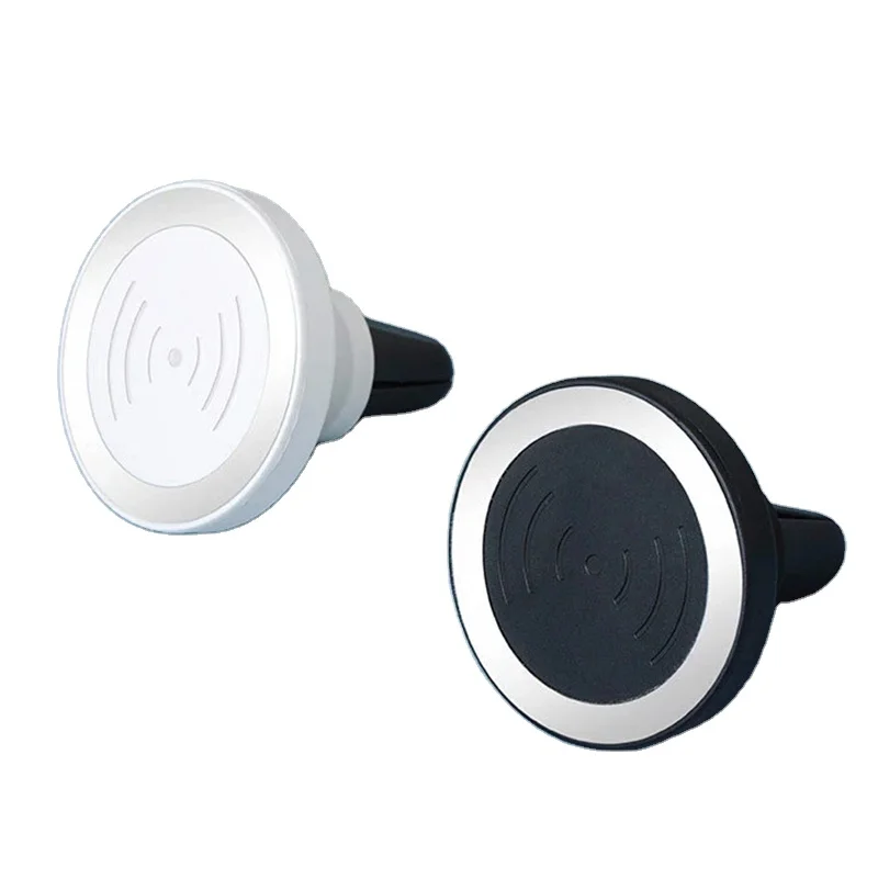 

wireless charger powerful magnet smartphone mount car magnetic phone holder charger, Black