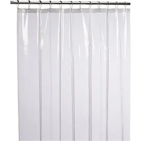 Trazador de líneas pequeñas Cortina de ducha Imanes cómodo producto perfecto seguro Blanca Transparente